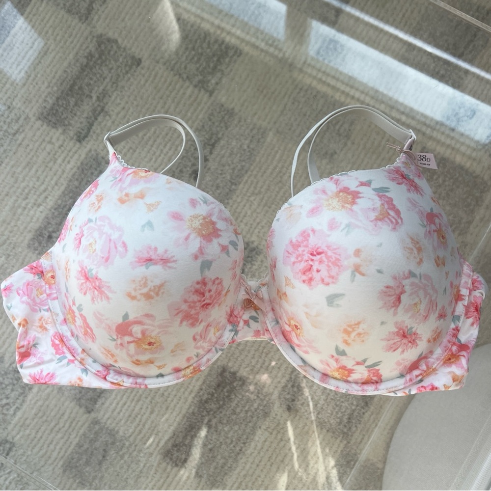 Victoria’s Secret Perfect Shape Smooth Push Up Floral Bra - Picture 2 of 6